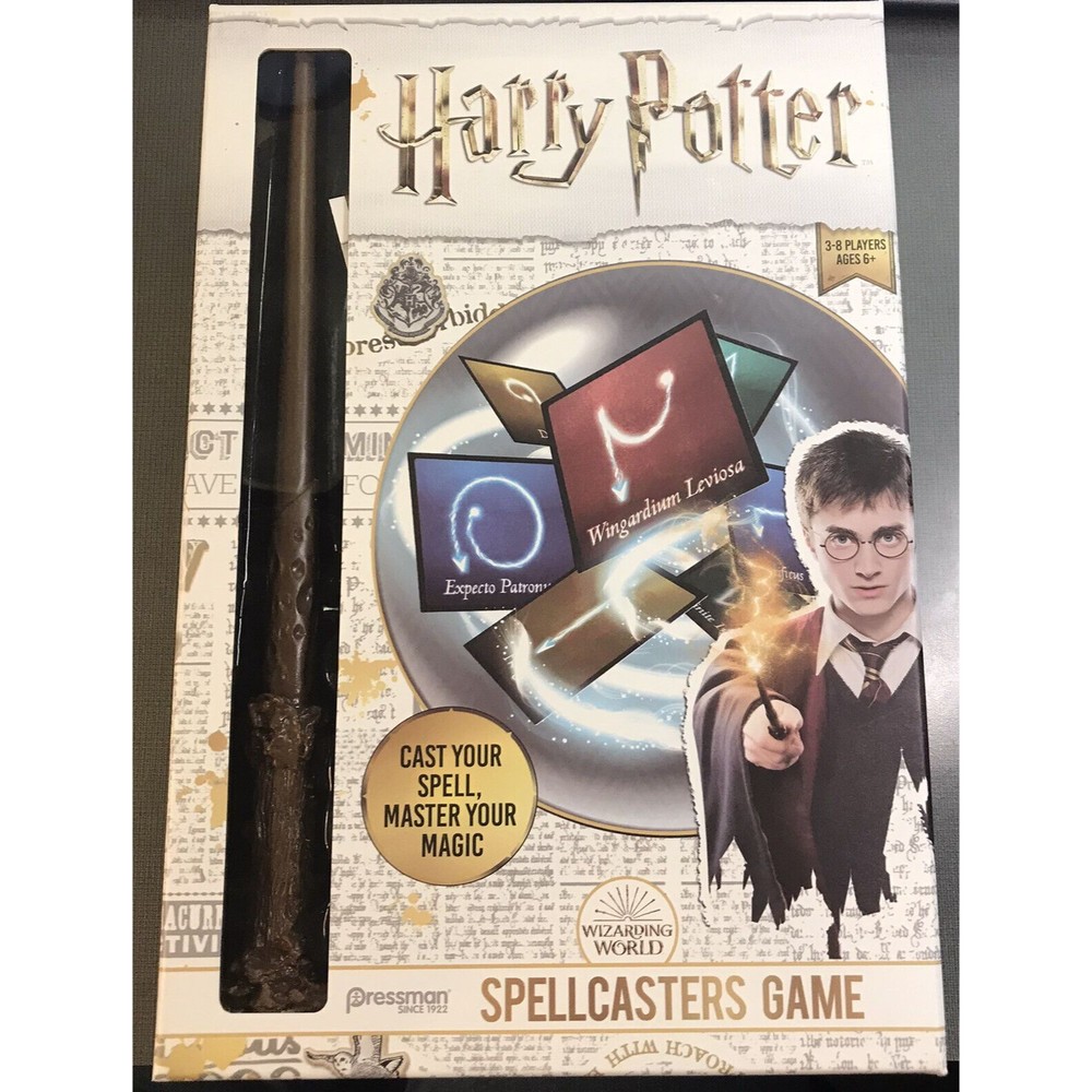 Harry Potter Spellcasters A Charade Game With A Magical Spin Wand Kid Toy 6+ - Picture 1 of 12